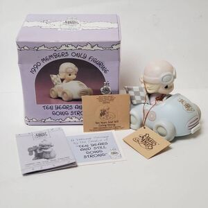 Precious Moments Ten Years And Still Going Strong 1990 Members Only Figurine Ves